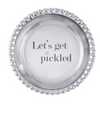 Beaded Wine Coaster- Let's Get Pickled