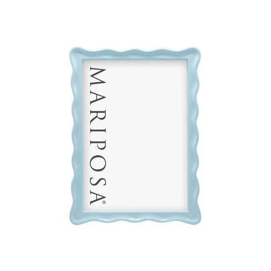 Wavy Dusty Blue 5x7 Frame