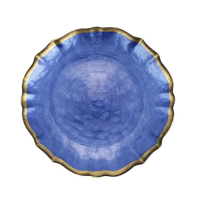 Baroque Glass Cocktail Plate