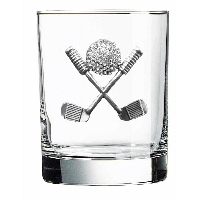 Jeweled Double Old Fashioned-Golf Clubs