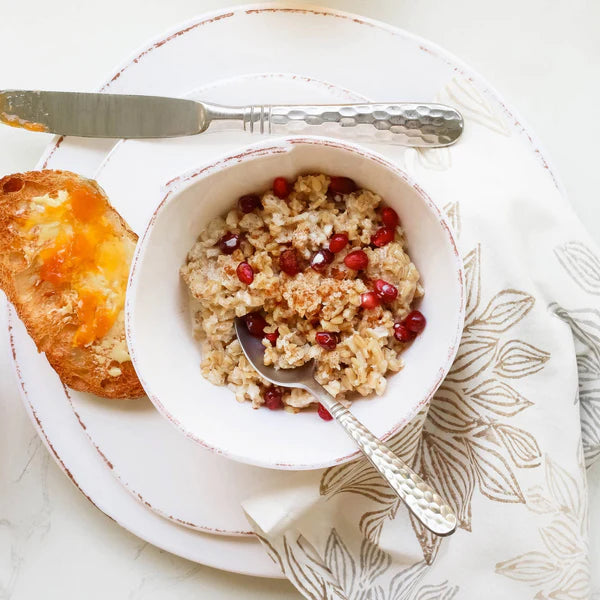 Lastra Melamine White Stacking Cereal Bowl