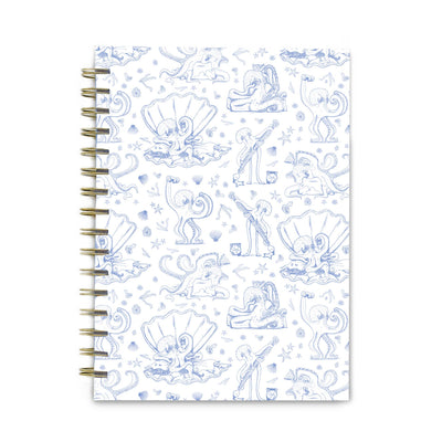 Octopus Toile Spiral Notebook