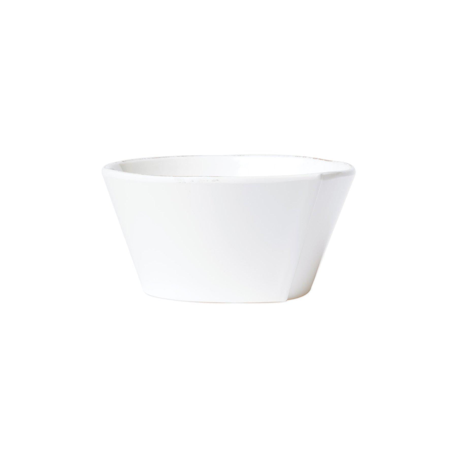 Lastra Melamine White Stacking Cereal Bowl - Fab Vila