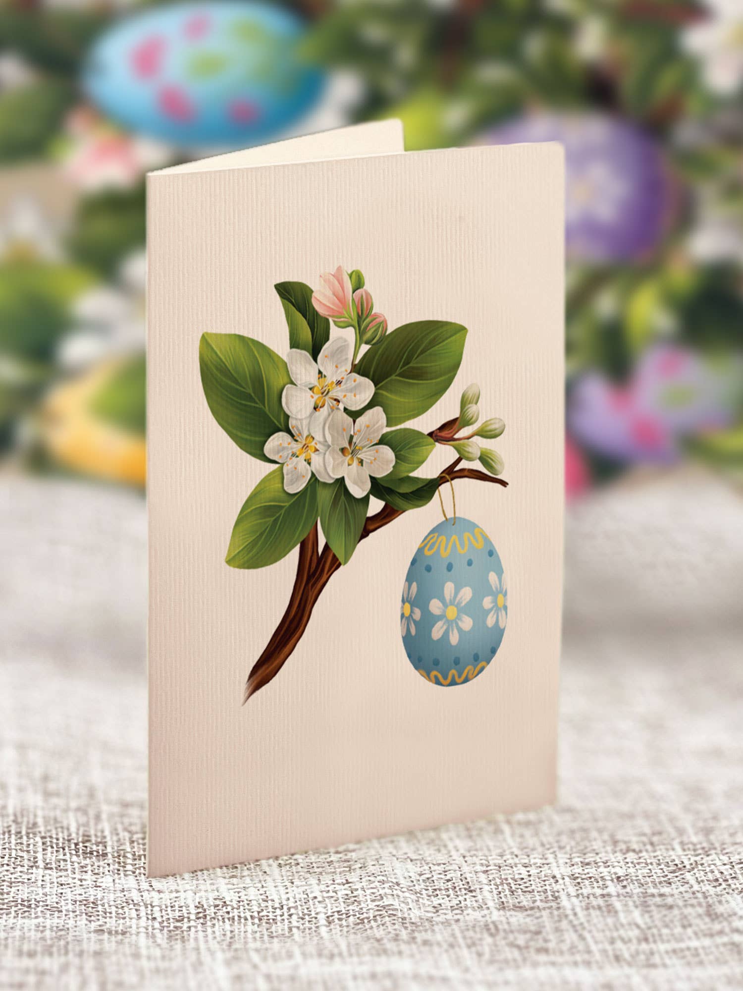 FreshCut Paper Easter Egg Tree Pop-Up Card 3D Card Fabvilla