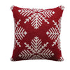 Winter Wonderland Snowflake Knit Pillow