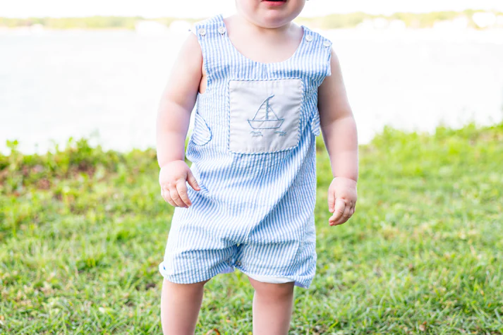 Seersucker sailboat Jon