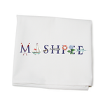 Tina Labadini Mashpee illustrated flour sack towel