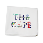 Tina Labadini The Cape illustrated flour sack towel