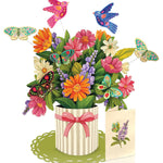 FreshCut Paper Enchanted Garden Pop-Up Card 3D Card Fabvilla