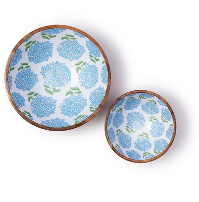 Hydrangea Enamel Bowls