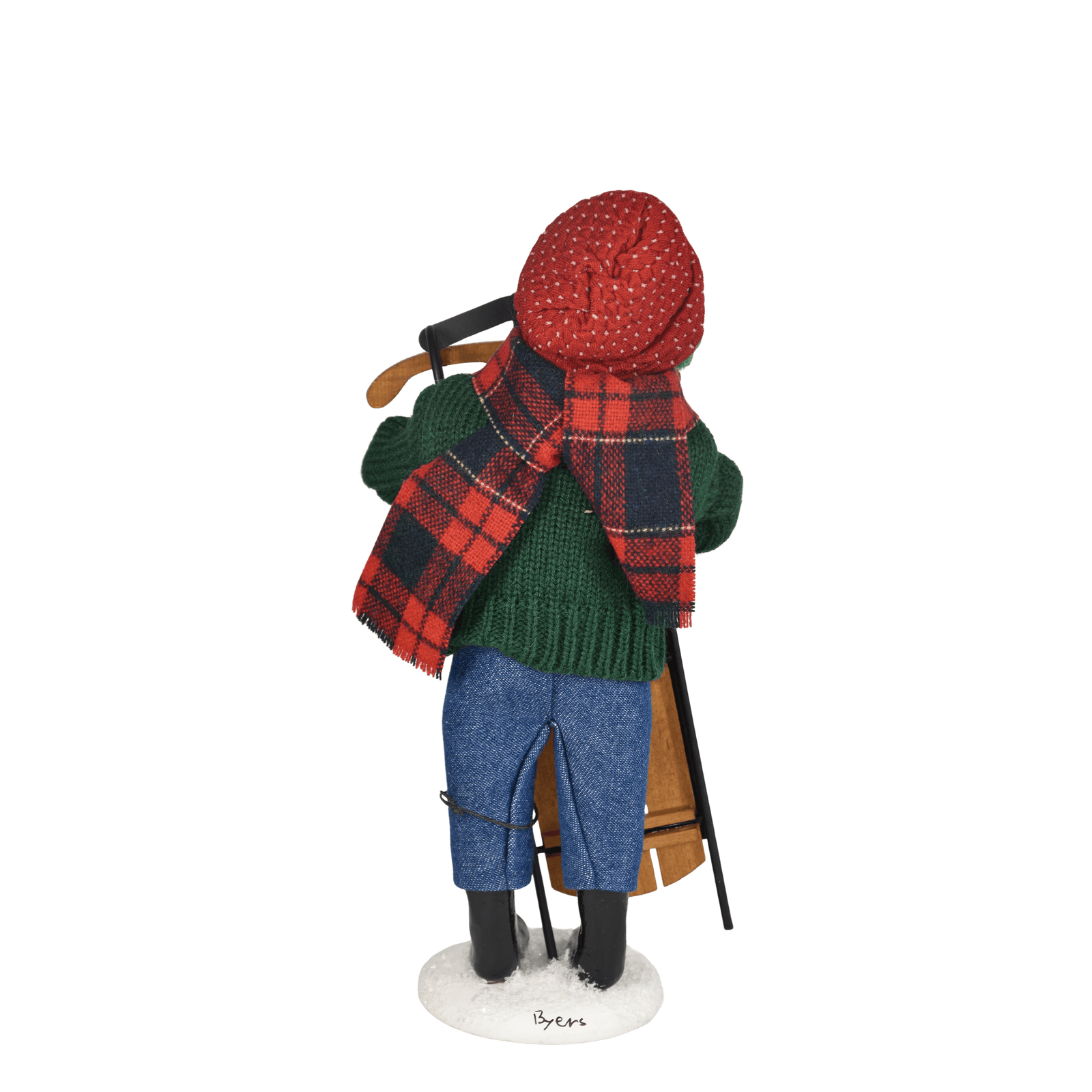 Byers' Choice Sledding Boy Caroler, view 6