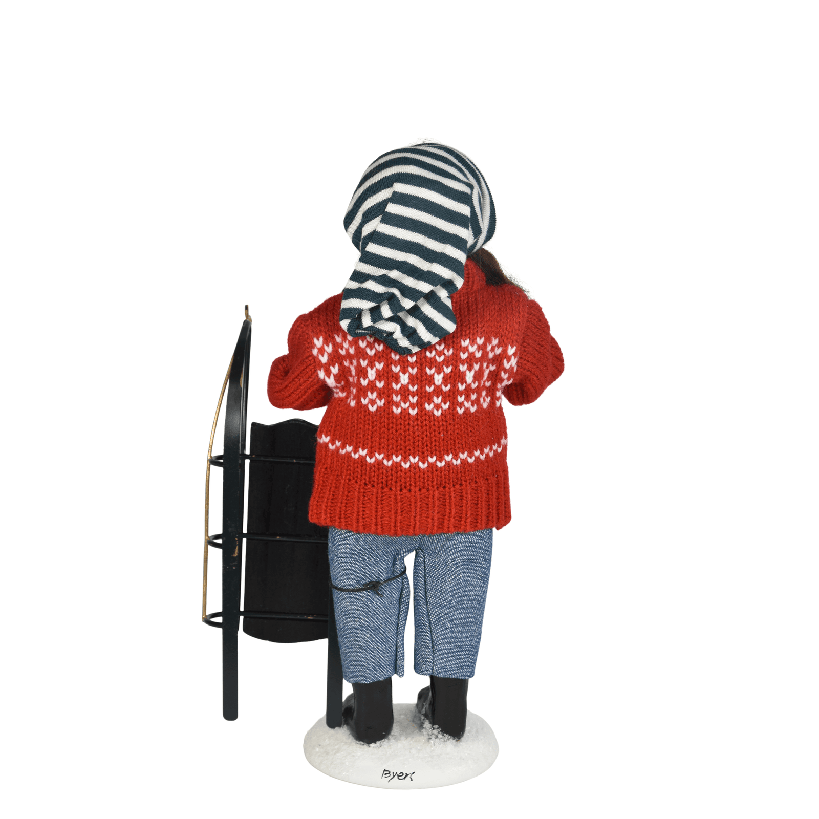 Byers' Choice Sledding Girl Caroler, view 6