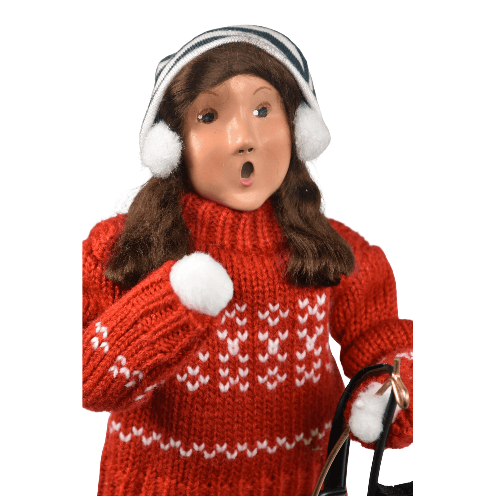 Byers' Choice Sledding Girl Caroler, view 2