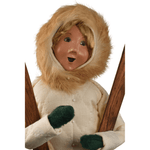 Byers' Choice Skiing Woman Caroler, view 2