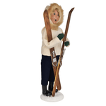 Byers' Choice Skiing Woman Caroler, view 3