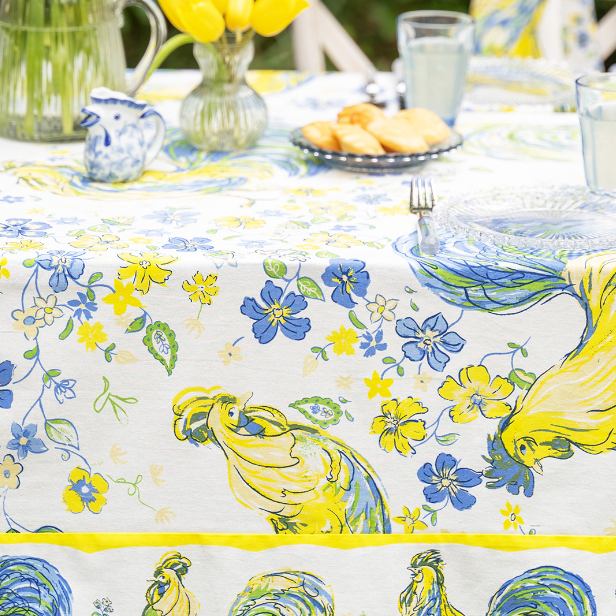 Provence Rooster Tablecloth
