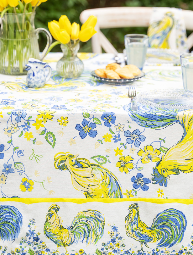 Provence Rooster Tablecloth
