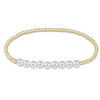 Classic Gold Bliss Bracelet 2.5mm/5mm Pearl