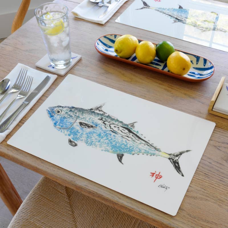 False Albacore Vinyl Placemat