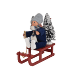 Byers' Choice Toddler on Sled Caroler, view 2