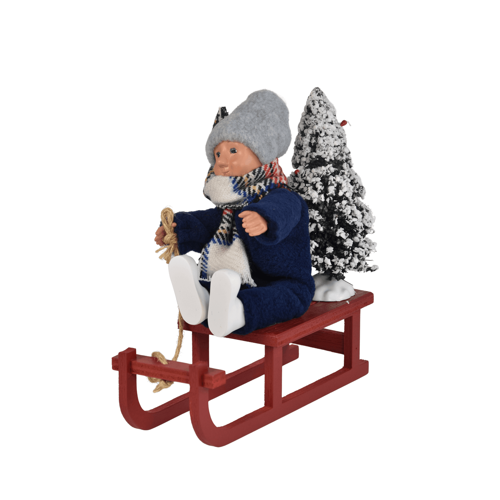 Byers' Choice Toddler on Sled Caroler, view 2