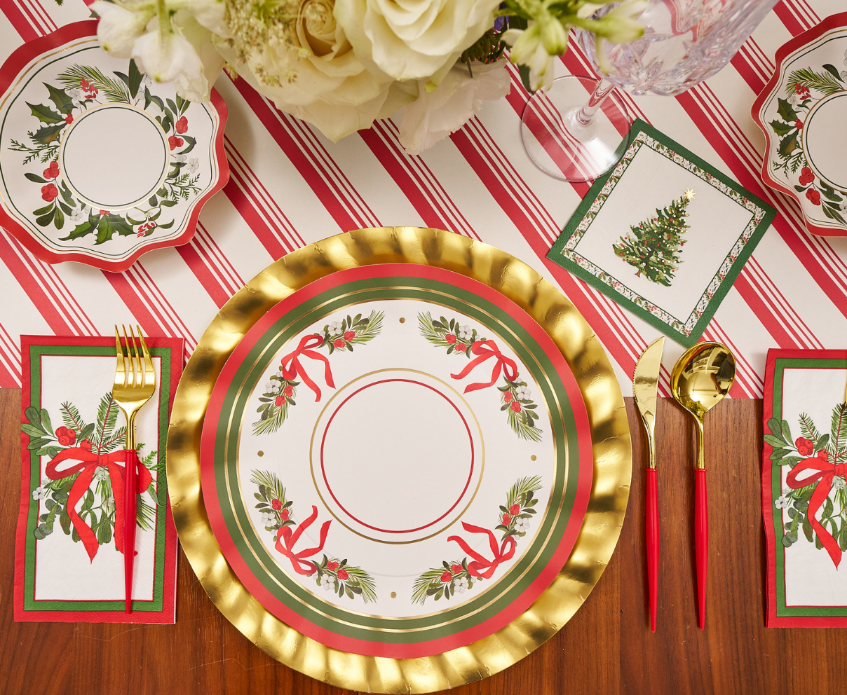 Home for the Holidays Paper Dinner Plate