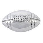 Mariposa Football Napkin Weight handcrafted from recycled aluminum in a sculpted football design
