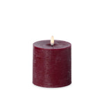 Flameless LED Candle- Burgundy