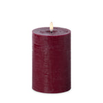 Flameless LED Candle- Burgundy