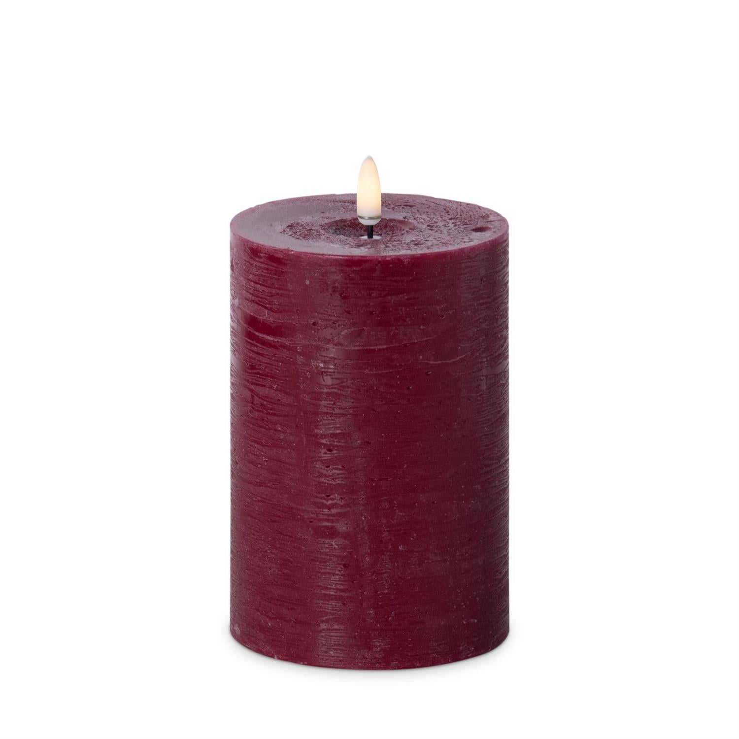 Flameless LED Candle- Burgundy