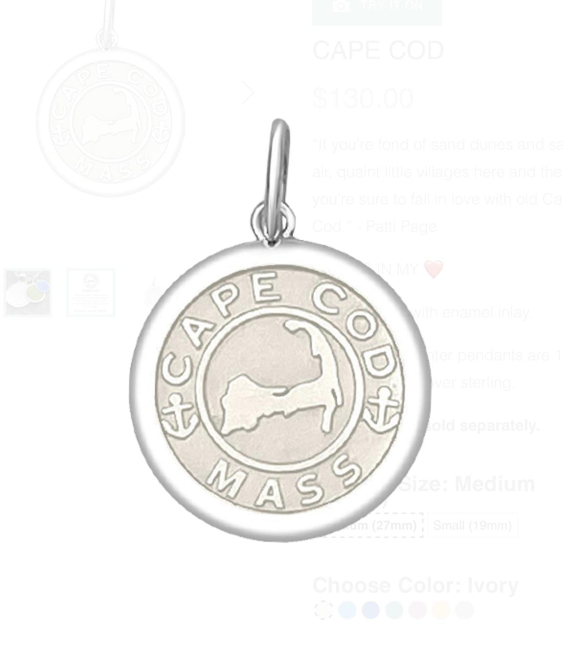 Lola Pendant - Cape Cod