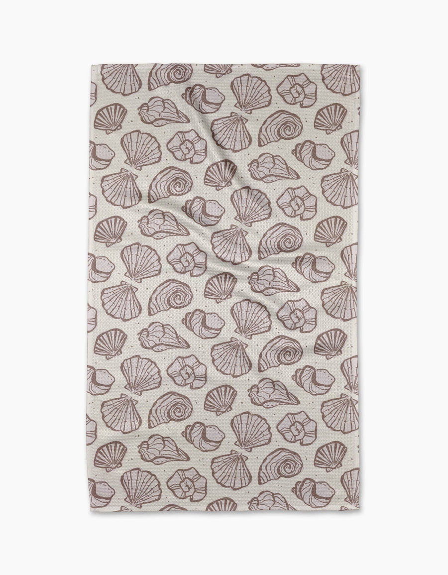Coastal Seashells Tea Towel