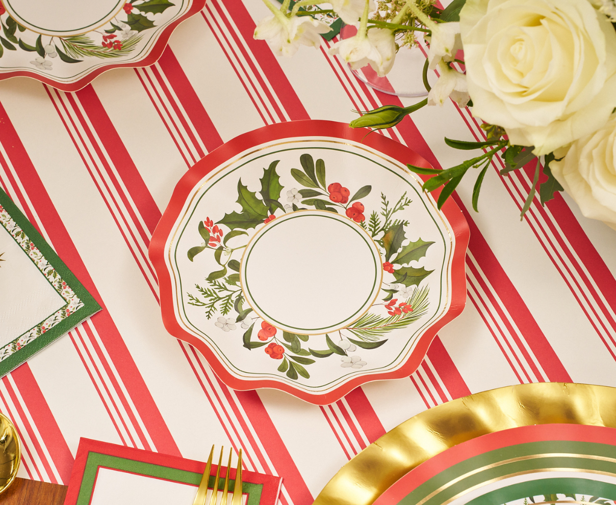 Home for the Holidays Paper Appetizer Bowl