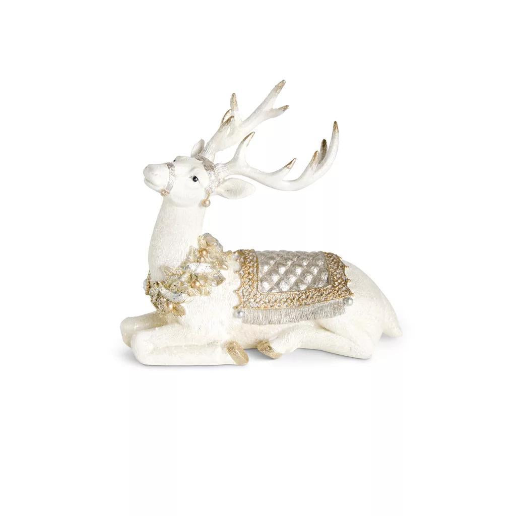 Gold & Silver Resin Reindeer