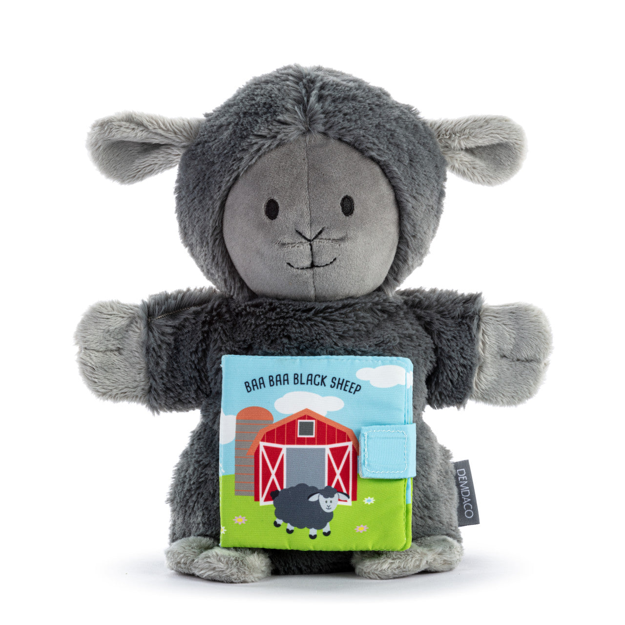 Demdaco Baa Baa Black Sheep Puppet Book with plush sheep puppet