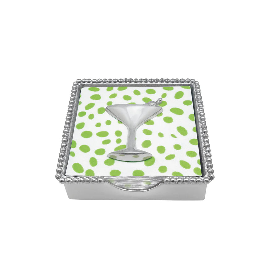 Beaded Cocktail Napkin Box-