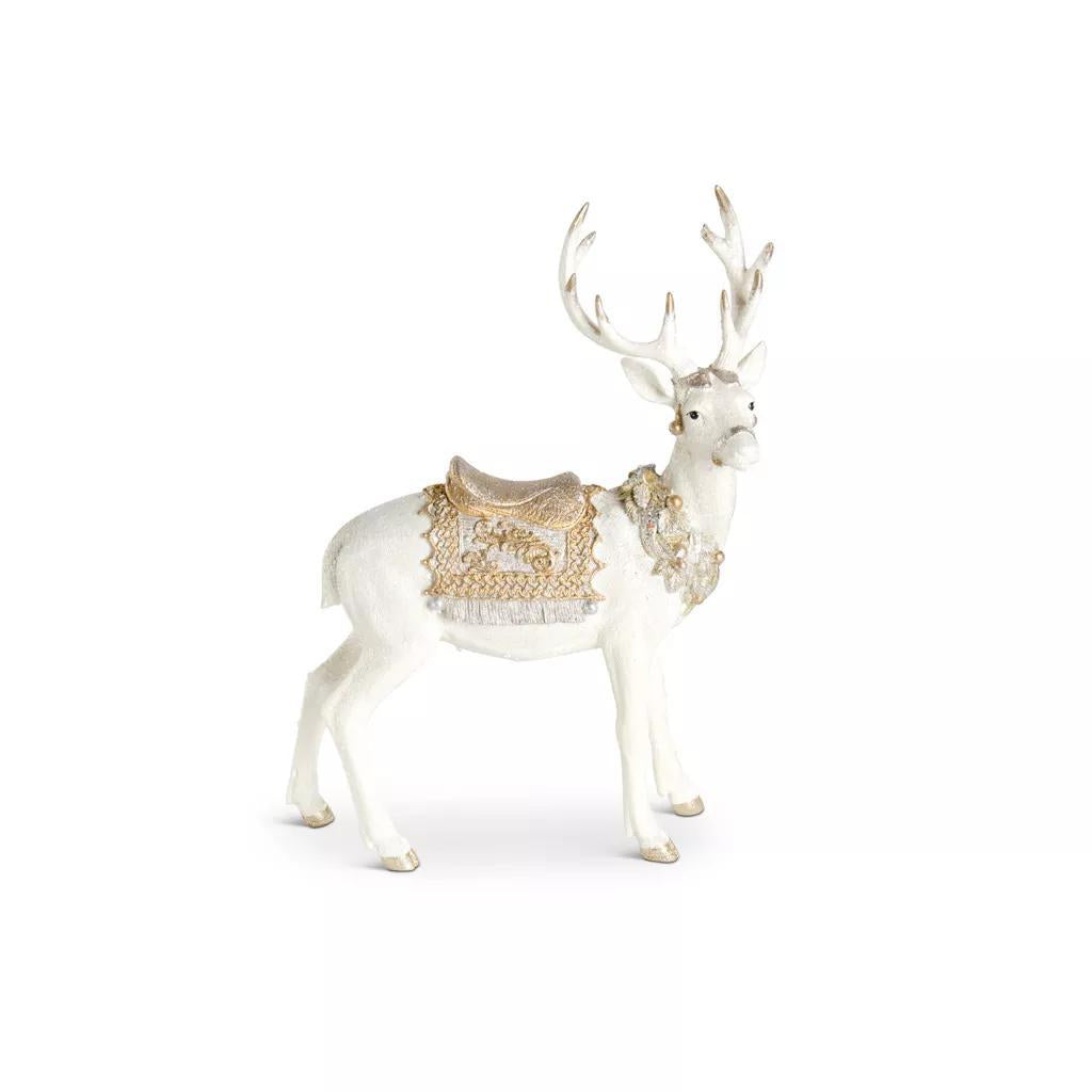 Gold & Silver Resin Reindeer