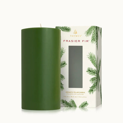 Frasier Fir Pillar Candle: A Holiday Delight