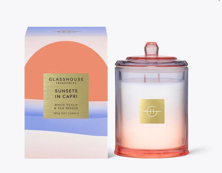 Sunsets in Capri Candle