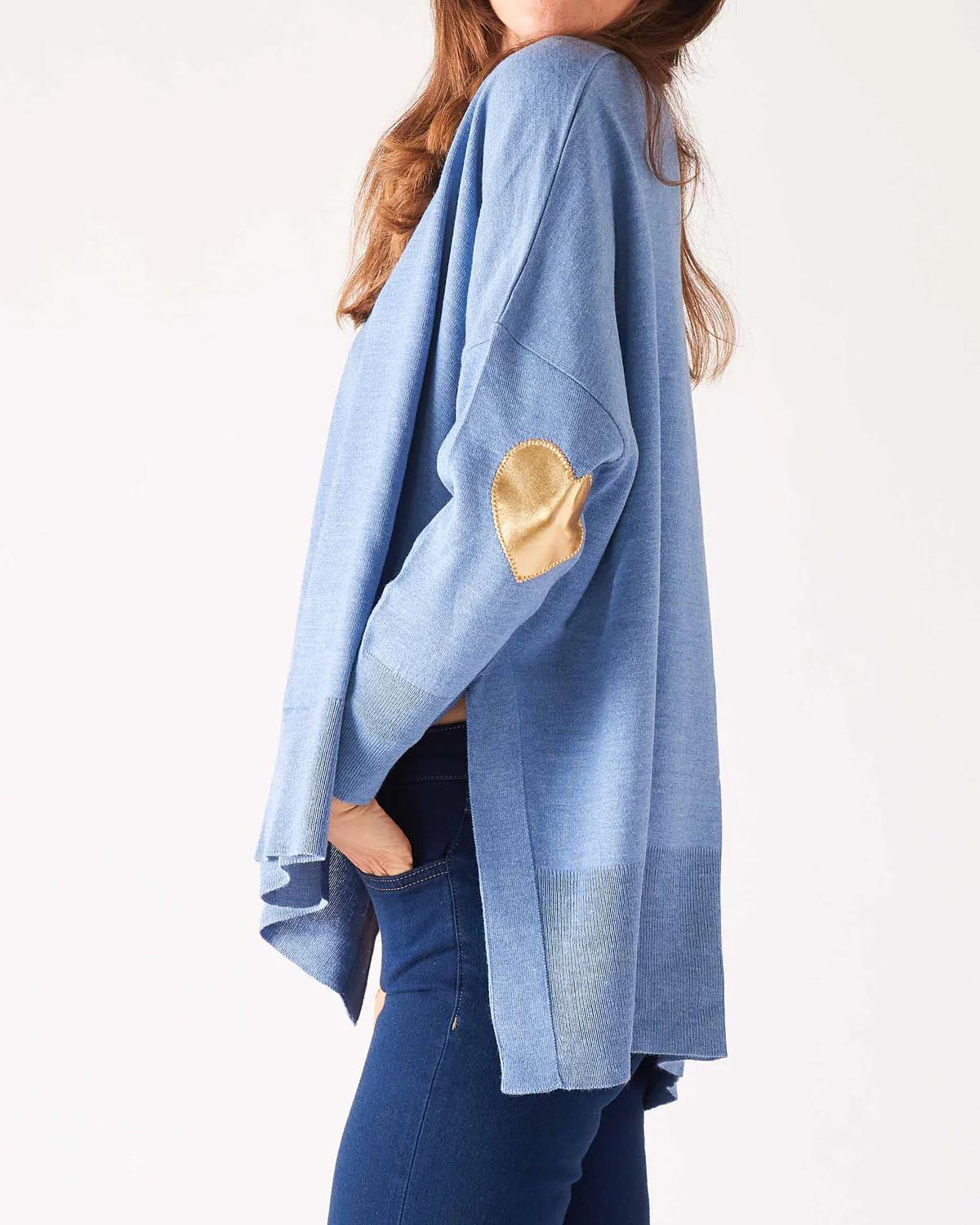 Amour Sweater with Heart Patch