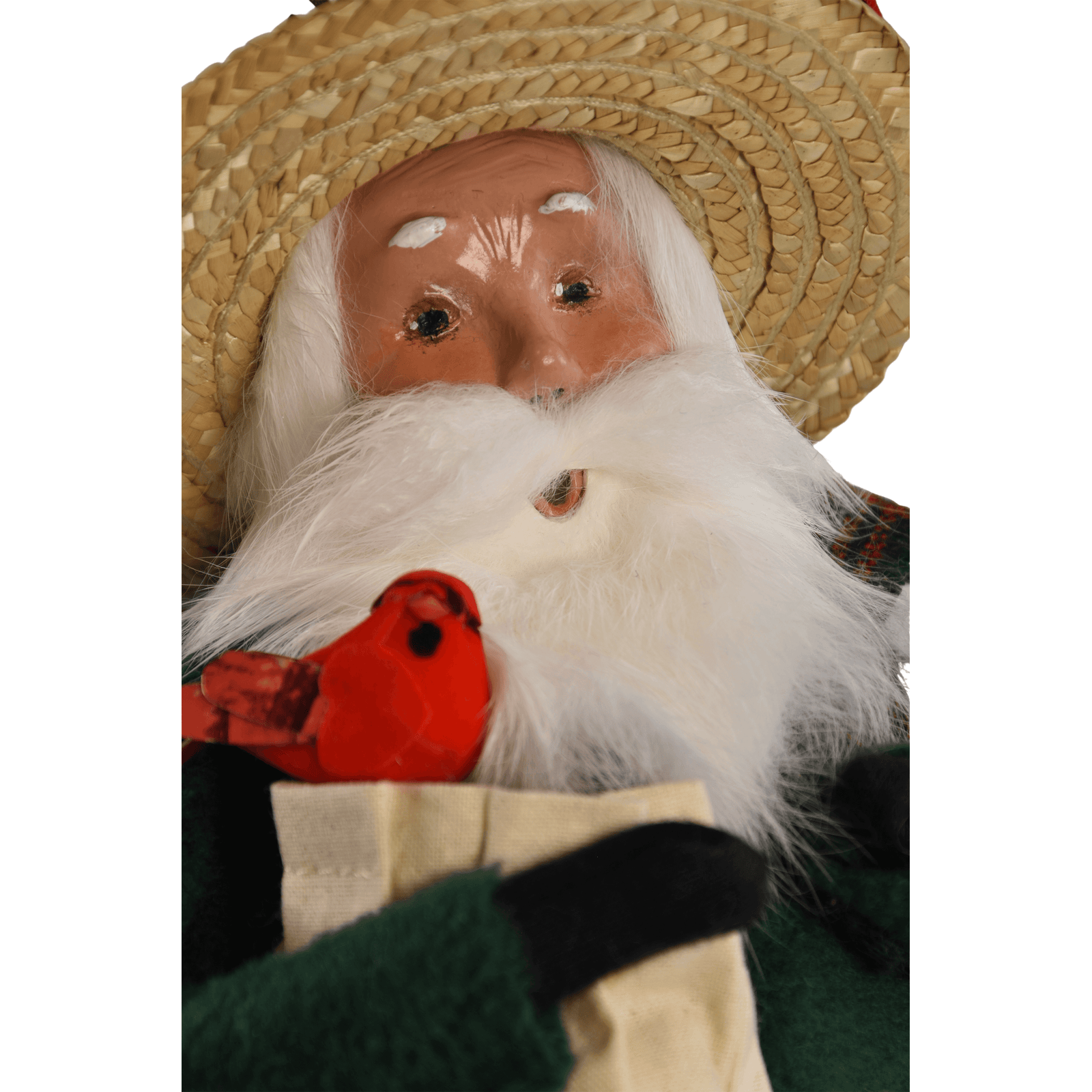 Byers' Choice Cardinal Santa Caroler, view 2