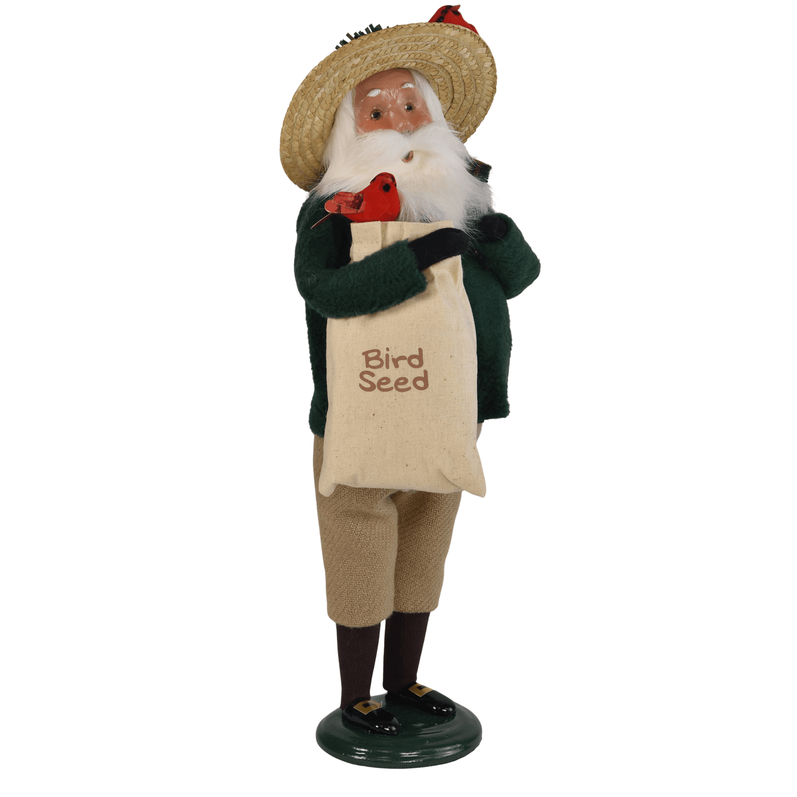 Byers' Choice Cardinal Santa Caroler, view 3