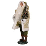 Byers' Choice Gold Sparkle Santa Caroler, view 3