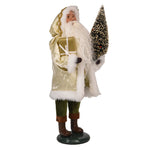 Byers' Choice Gold Sparkle Santa Caroler, view 5