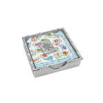 Mariposa Mahjong Tile Bamboo Napkin Box Set, view 2
