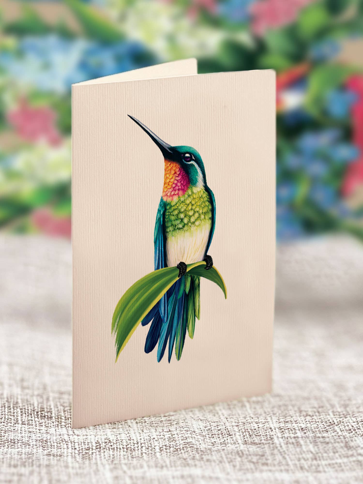 FreshCut Paper Hummingbird Oasis Pop-Up Card 3D Card Fabvilla