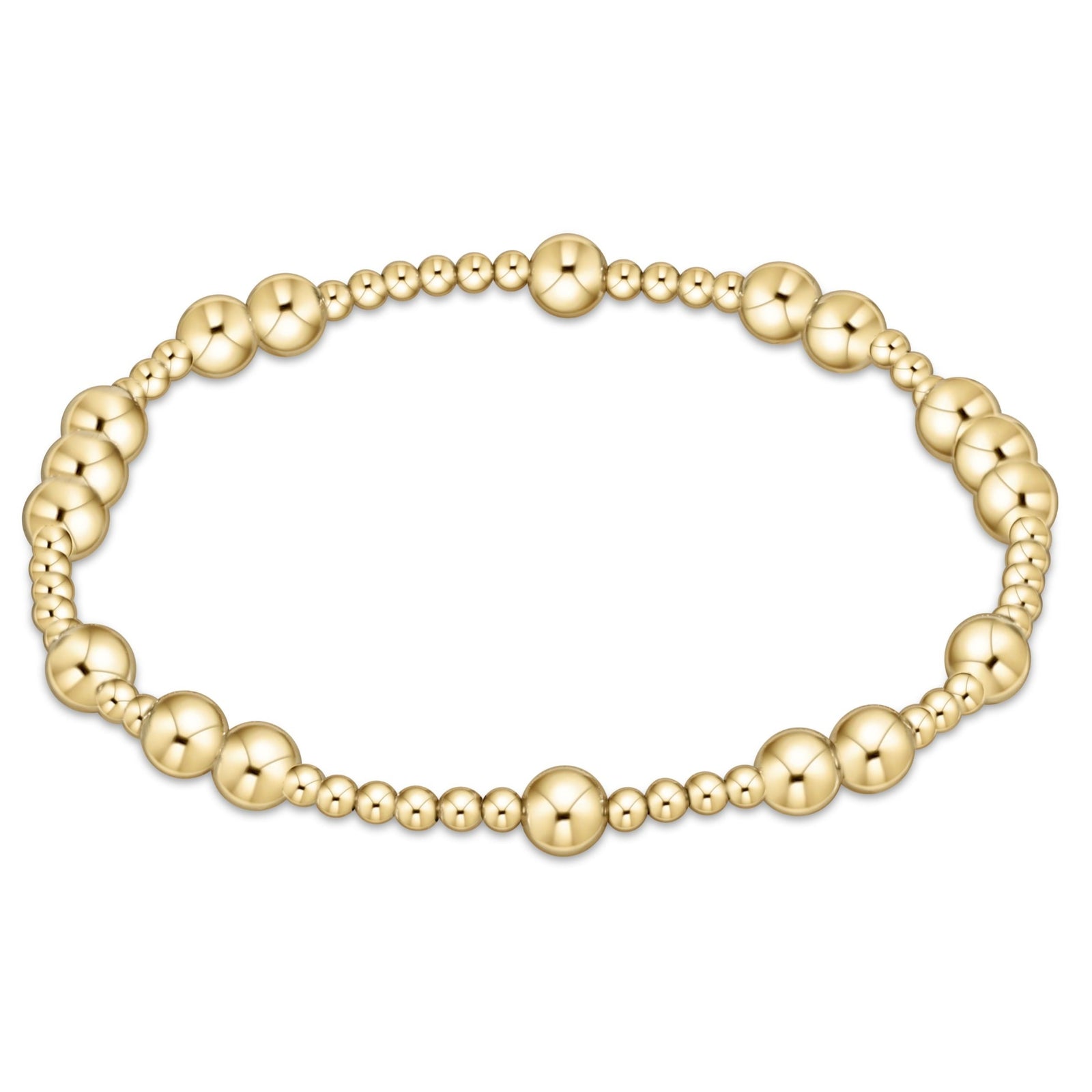 E Newton Hope Unwritten Bead Bracelet - Gold, view 2