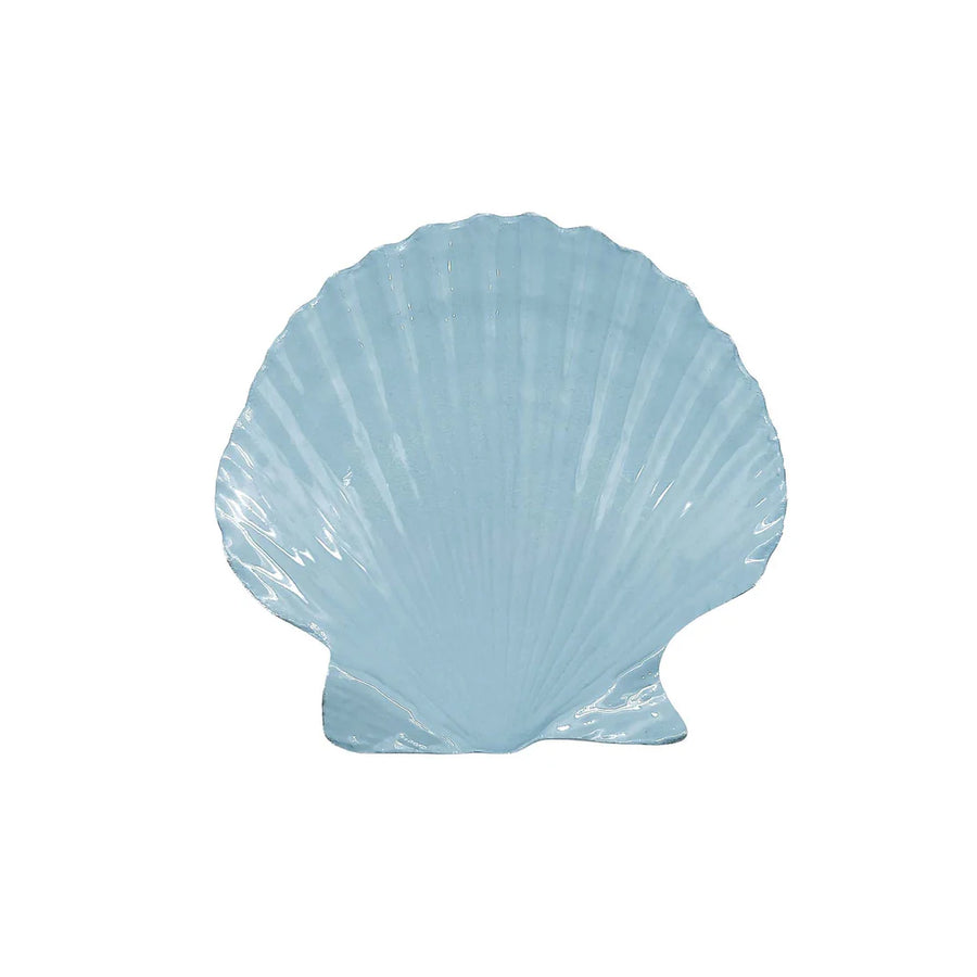 Scallop Trinket Dish - Dusty Blue
