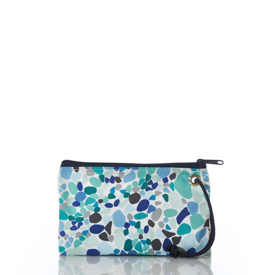 Sea Glass Print Wristlet