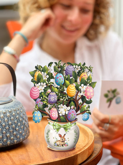 FreshCut Paper Easter Egg Tree Pop-Up Card 3D Card Fabvilla